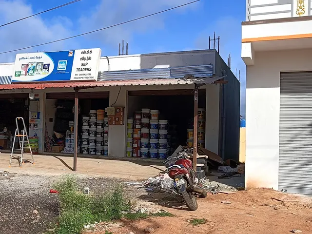 Our shop on Thally Road, Kalukondapalli