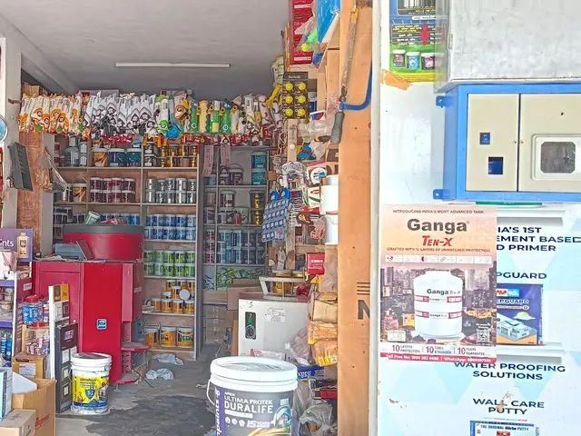Inside the store